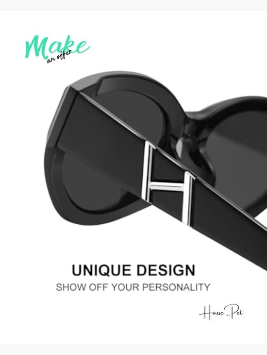 Cat Eye Sunglasses with Acetate Frames and Nylon Lenses, UV400 Protection main image 5